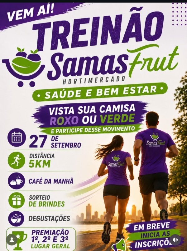 Imagem do evento TREINÃO SAMAS FRUT