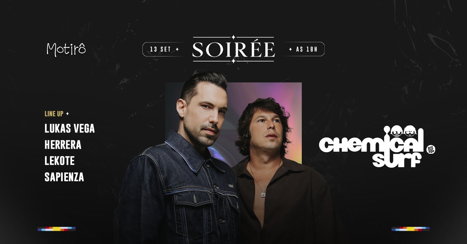 SOIRÉE OPENING CHEMICAL SURF @ MOTIRÔ | DOMINGO 13.09