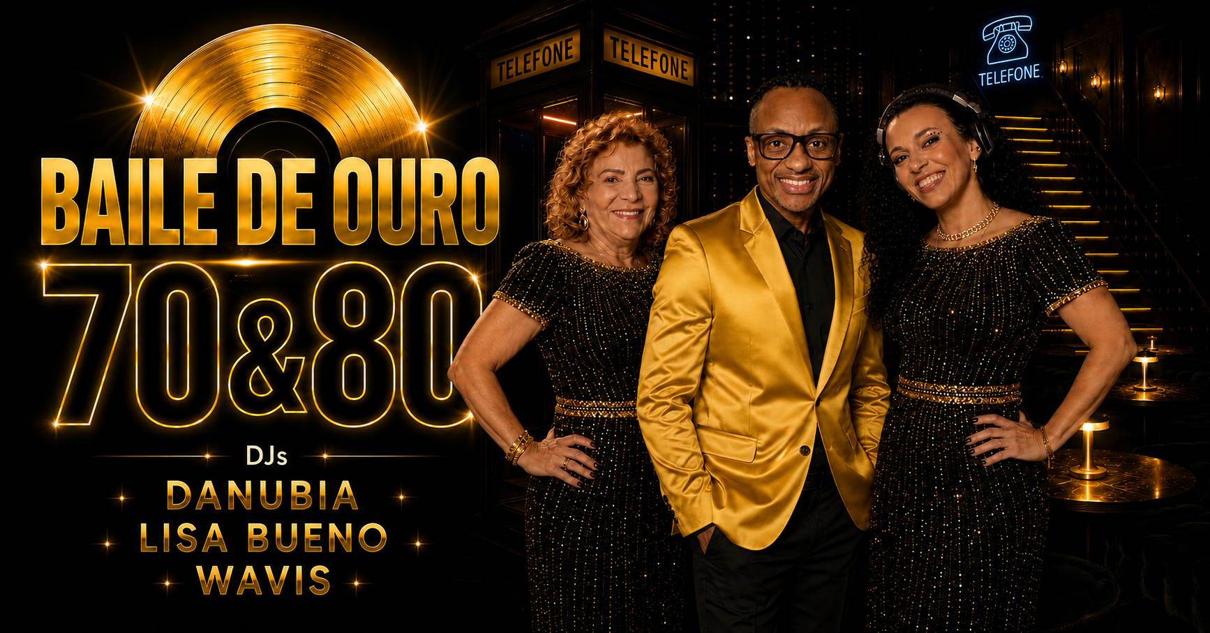 Baile de Ouro - 70 & 80 - São Paulo, SP