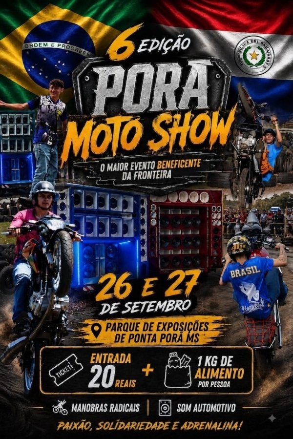 Imagem do evento 6°Edição Porã Moto Show