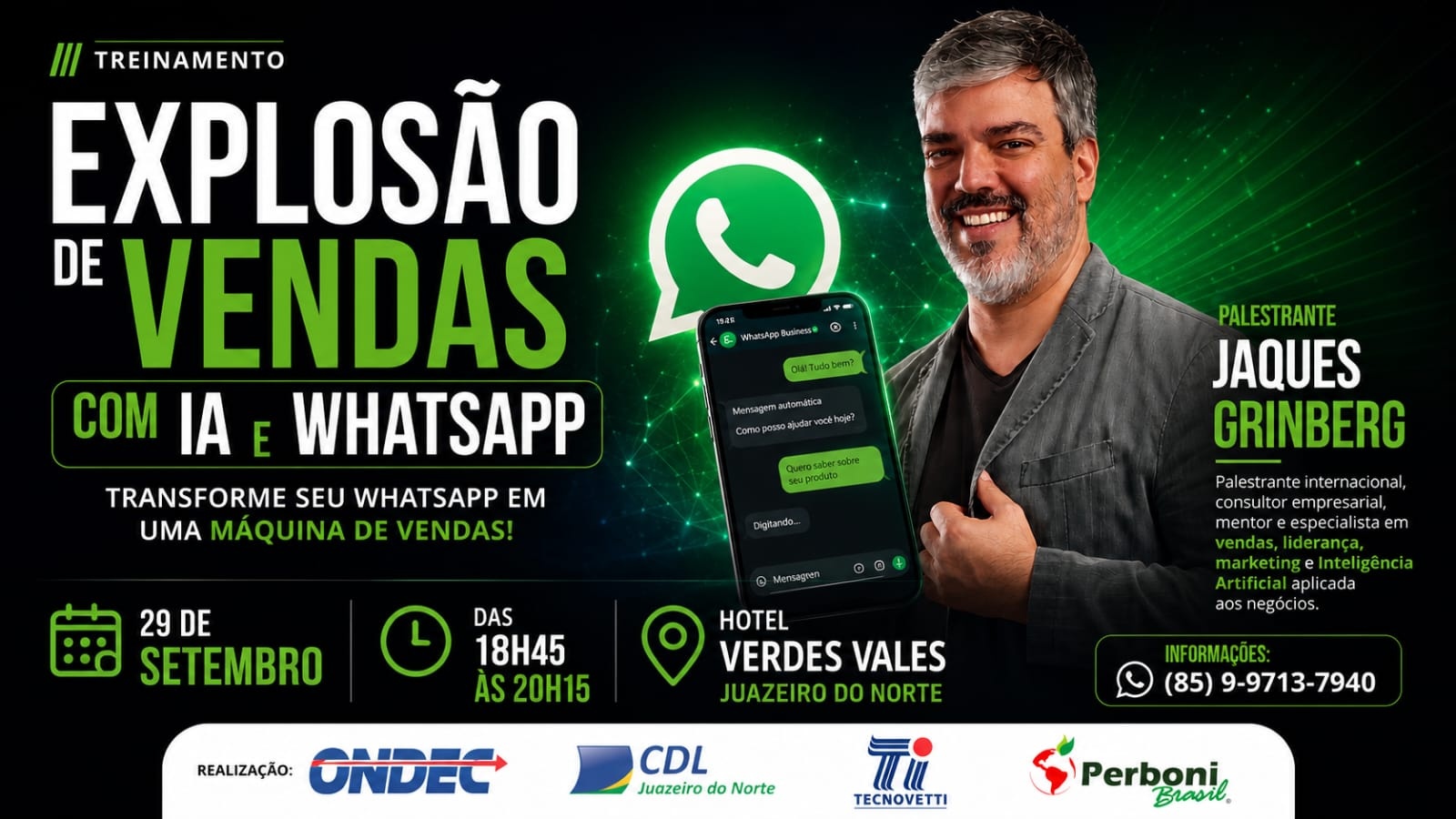 Explosão de Vendas com IA e WHATSAPP em Juazeiro do Norte
