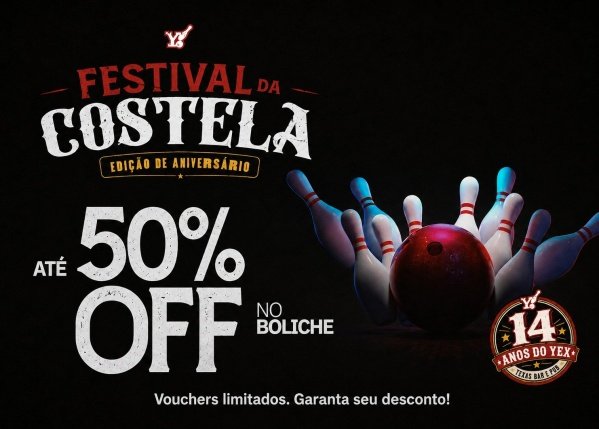 Imagem do evento Promoção de aniversário YEX! Taubaté