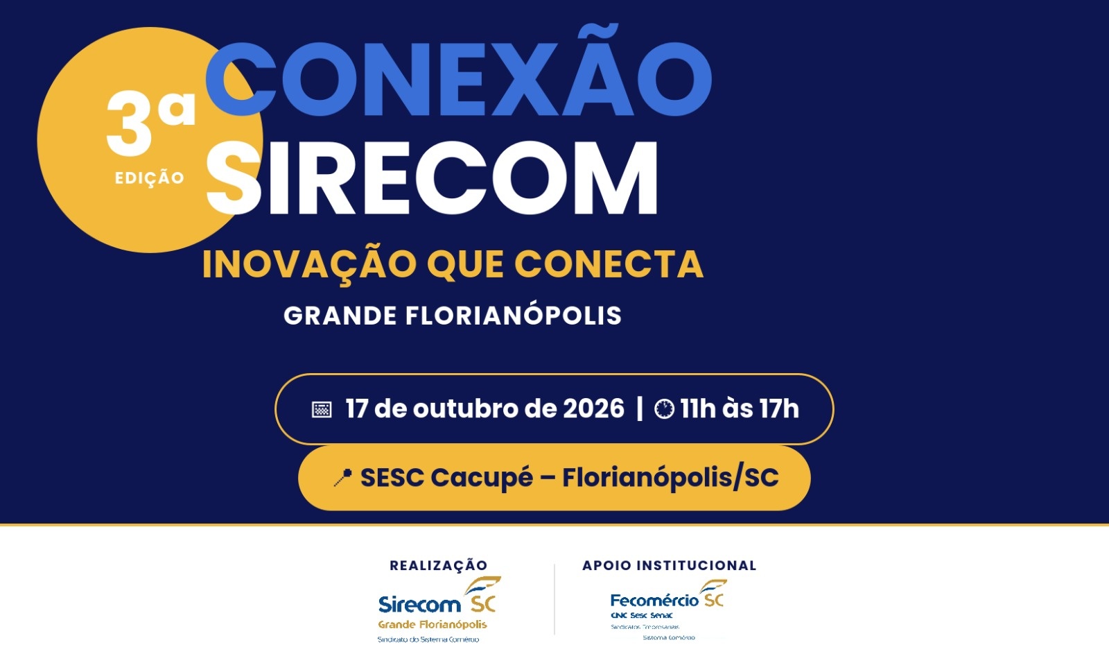 Imagen de la fuente — 3ª Conexão Sirecom - Inovação que conecta
