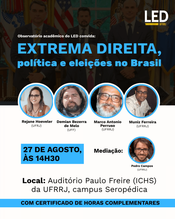 Imagem do evento Extrema direita, política e eleições no Brasil
