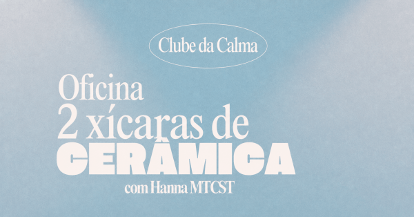 Imagem do evento Oficina 2 xícaras de cerâmica