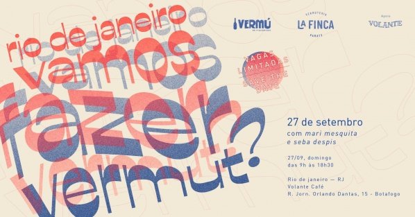 Imagem do evento Vamos Fazer Vermut? RIO 2026! 