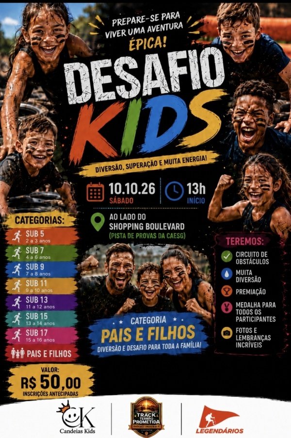 Imagem do evento Desafio Kids 2026
