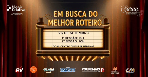 Imagem do evento Sarau: Em busca do melhor roteiro