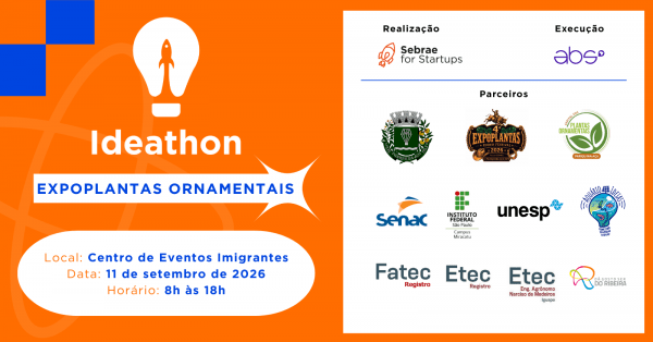 Imagem do evento Ideathon Expo Plantas Ornamentais