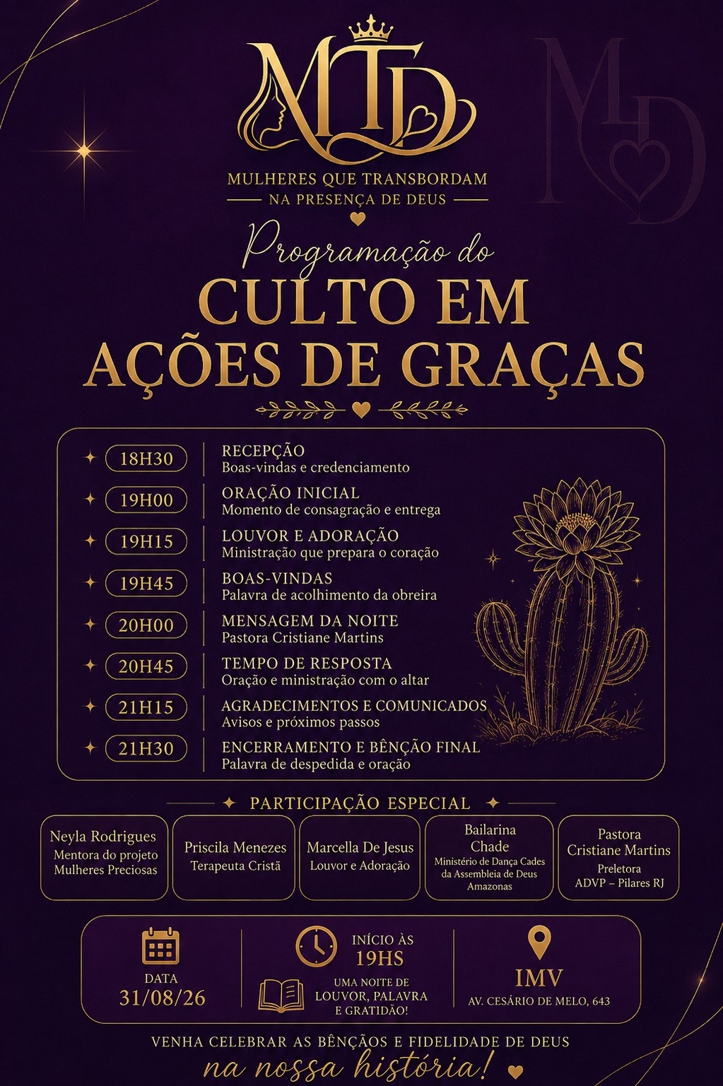 Imagem 1 da descrição do evento