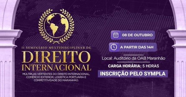 Imagem do evento II SEMINARIO MULTIDISCIPLINAR DE DIREITO INTERNACIONAL