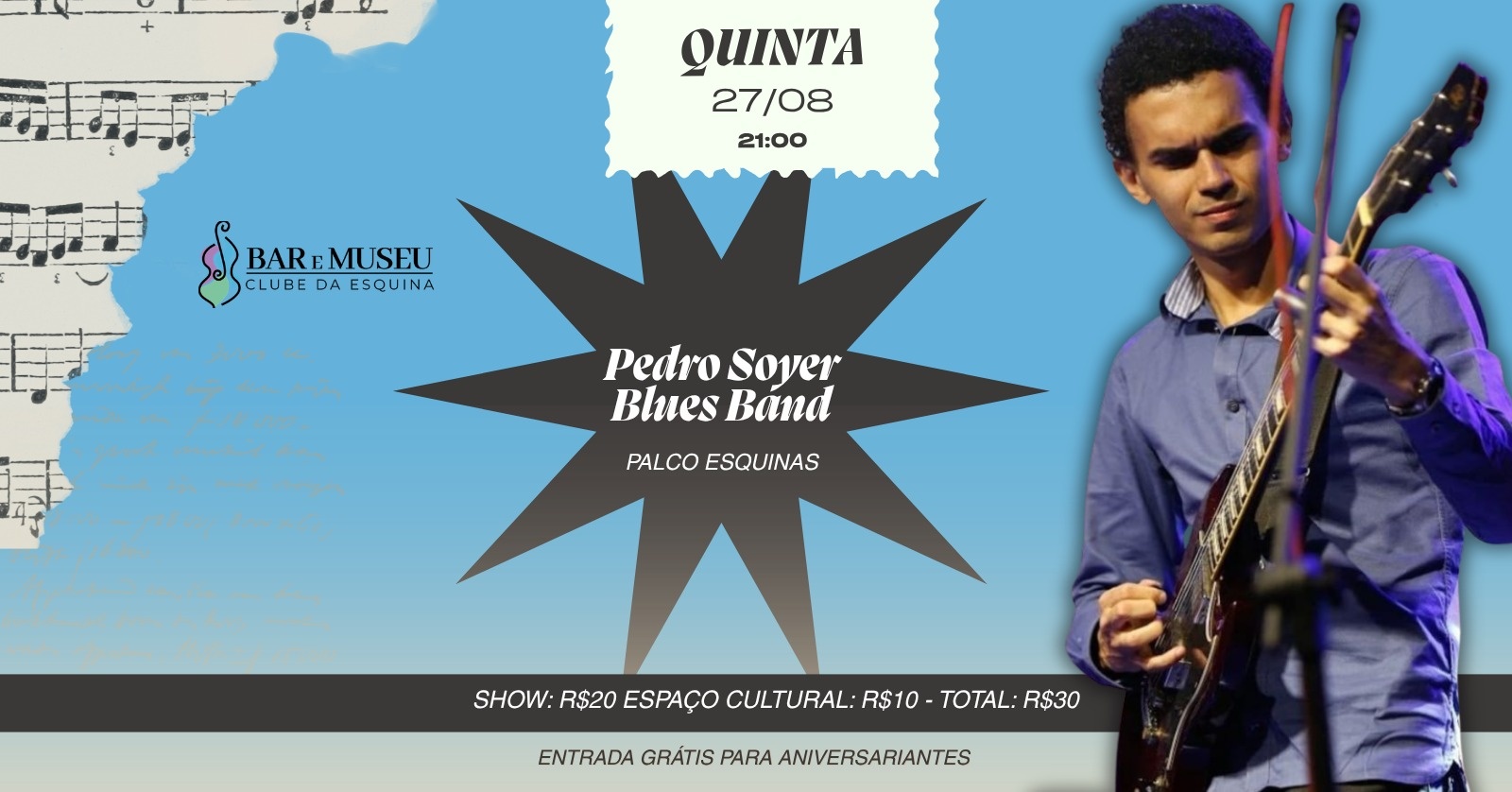 SHOW  PEDRO SOYER BLUES BAND