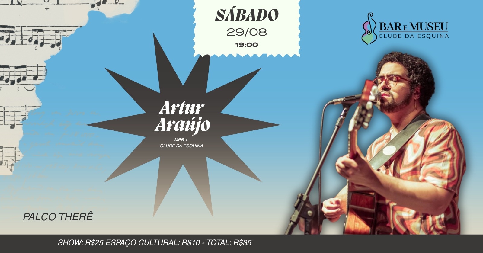 SHOW ARTUR ARAUJO  -  NO CLUBE DA ESQUIN