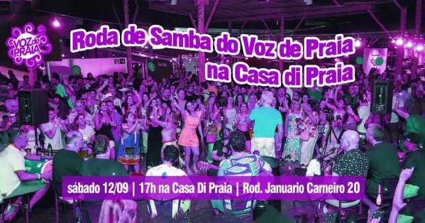Imagem do evento Voz de Praia na Casa di Praia 12/9