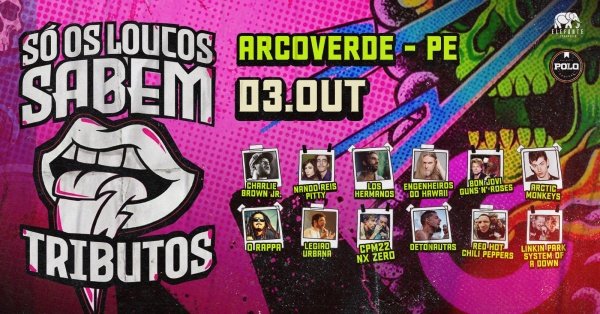 Imagem do evento SÓ OS LOUCOS SABEM | Arcoverde - PE