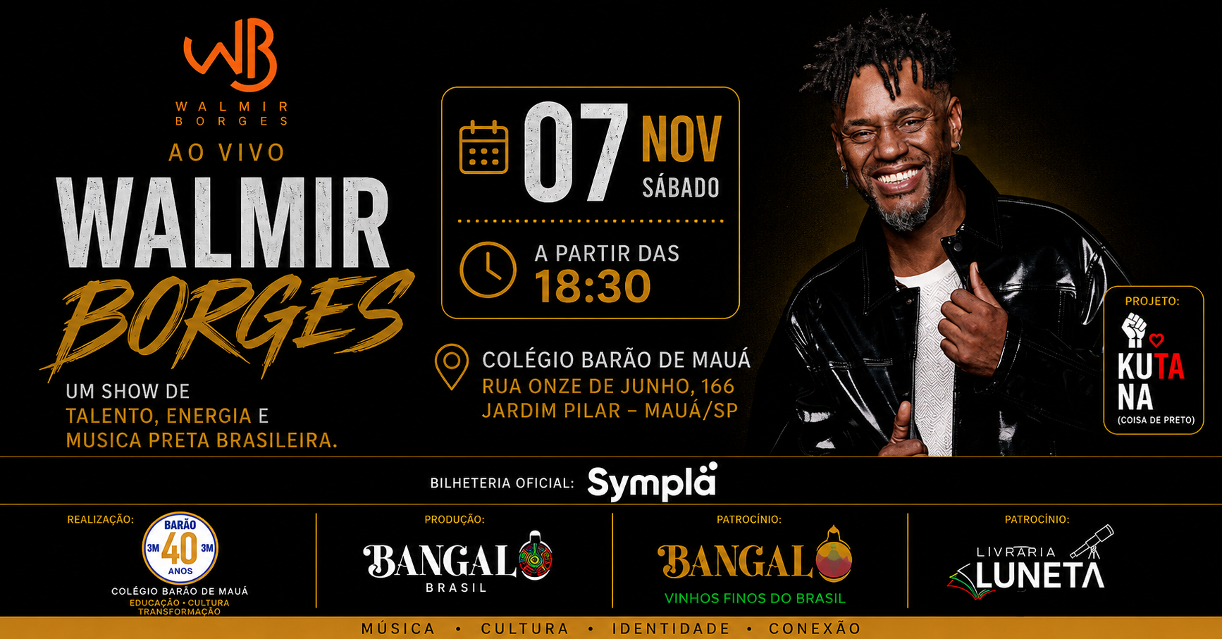 FESTIVAL KUTANA (COISA DE PRETO), COM WALMIR BORGES
