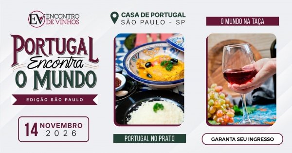 Imagem do evento Portugal encontra o Mundo - Edição São Paulo