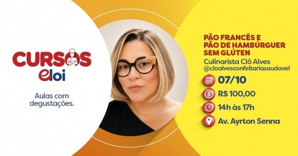 Imagem do evento PÃO FRANCÊS DE HAMBÚRGUER SEM GLÚTEN