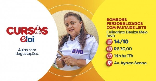 Imagem do evento BOMBONS PERSONALIZADOS COM PASTA DE LEITE
