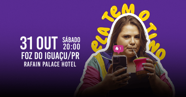 Imagem do evento IVANGÉLICA - ELA TEM O TINO em FOZ DO IGUAÇU