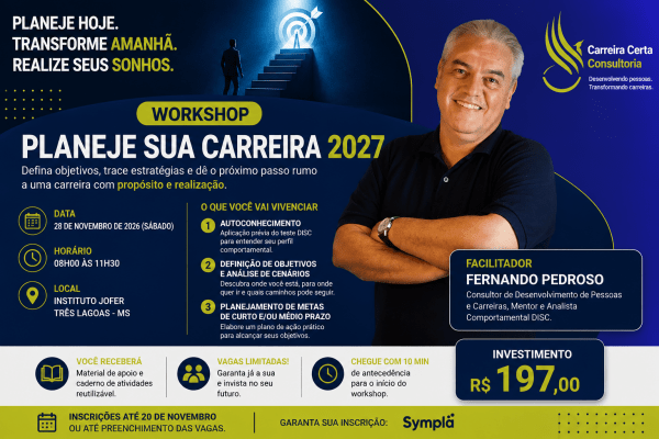 Imagem do evento PLANEJE SUA CARREIRA 2027 