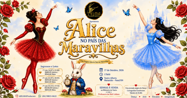 Imagem do evento Espetáculo Alíce no País das Maravilhas