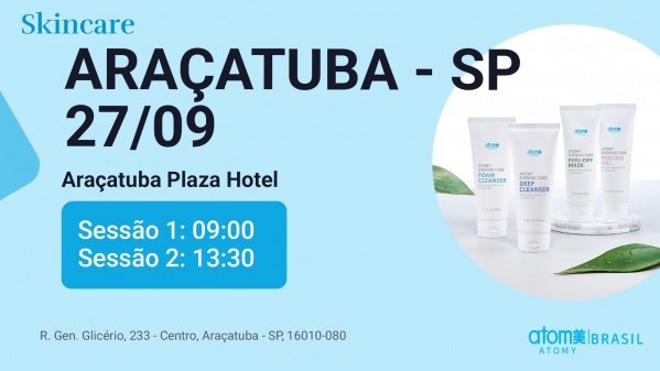 Imagem do evento Skincare de produtos coreanos - Araçatuba / SP - 27/09/2026