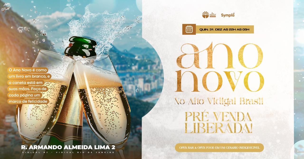 RÉVEILLON ALTO VIDIGAL BRASIL 2027