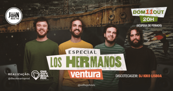 Imagem do evento Especial Los Hermanos, por banda Ventura, no Velho John