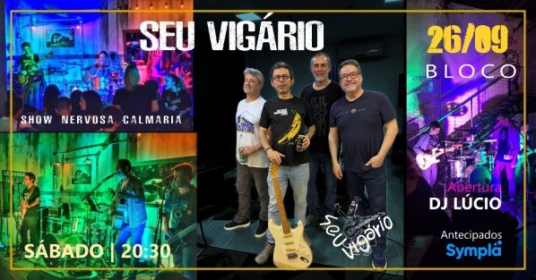 Imagem do evento Seu Vigário - Nervosa Calmaria