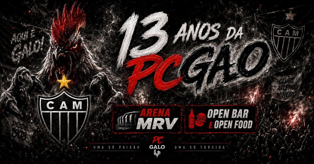 Imagem da fonte — Aniversário PC GALO - 13 anos