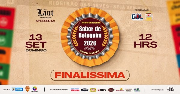 Imagem do evento FINALÍSSIMA SABOR DE BOTEQUIM 2026