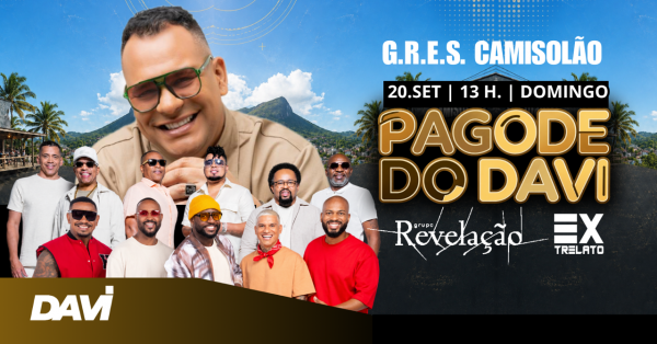 Imagem do evento PAGODE DO DAVI CONVIDA: REVELAÇÃO