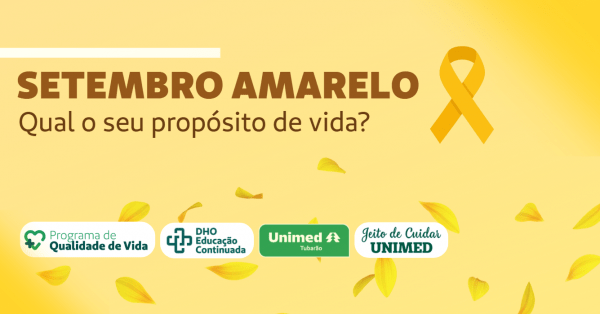 Imagem do evento Setembro Amarelo: Qual o seu propósito de vida?