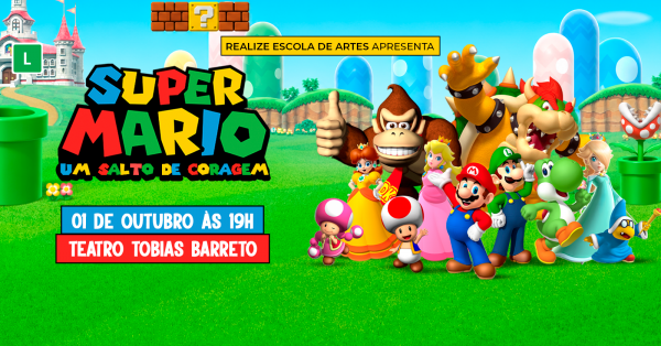 Imagem do evento SUPER MARIO - UM SALTO DE CORAGEM