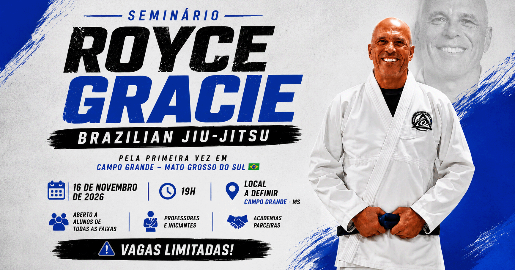 Seminário Royce Gracie Brazilian Jiu-Jitsu | Campo Grande-MS