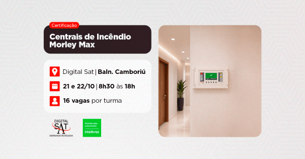 Imagem do evento Certificação: Centrais Morley MAX | Balneário Camboriú