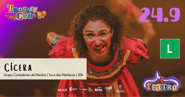 Imagem do evento Cícera - Grupo Contadores de Mentira - Tangará em Cena 2026