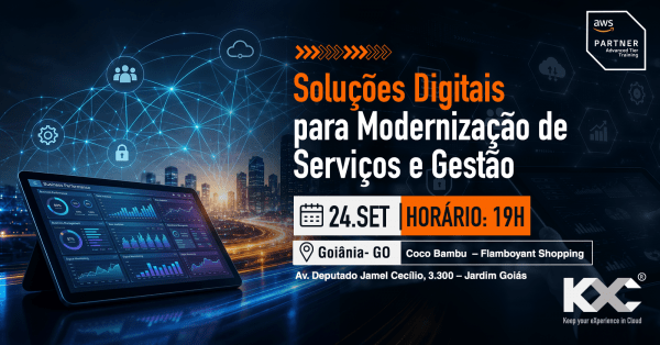Imagem do evento Soluções Digitais: Modernização, eficiência e inovação com AWS