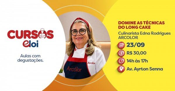 Imagem do evento DOMINE TÉCNICAS DO LONG CAKE