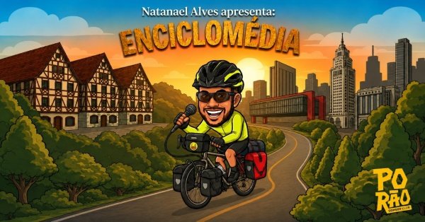 Cartaz do show Enciclomédia com Natanael Alves