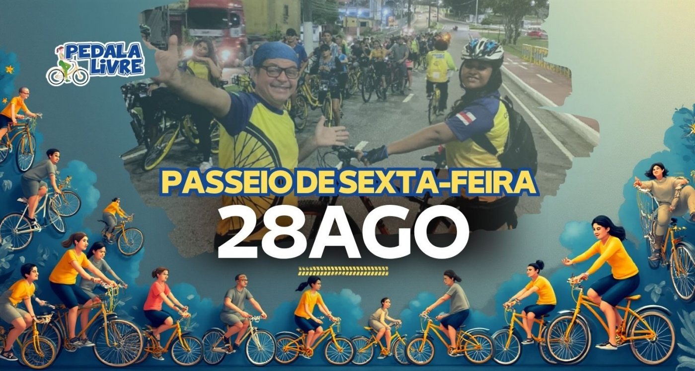 Pedala Livre - Sexta-feira - 28/08/2026