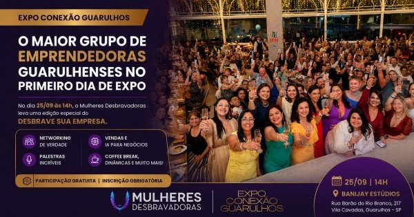 Imagem do evento Desbrave Sua Empresa | Edição Especial na Expo Guarulhos