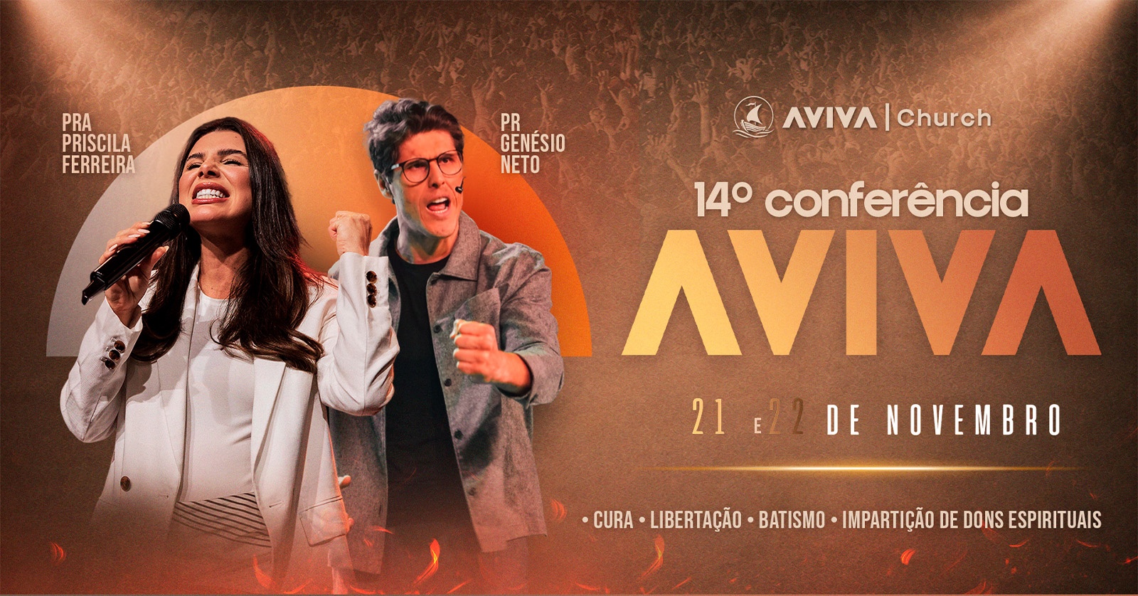 14º CONFERÊRENCIA AVIVA WORLD CHURCH