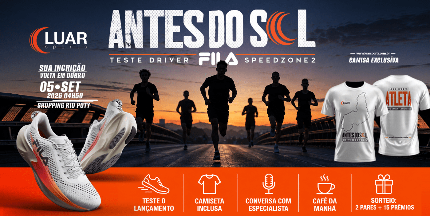 ANTES DO SOL | Test Drive Fila Speedzone 2 - Luar Sports
