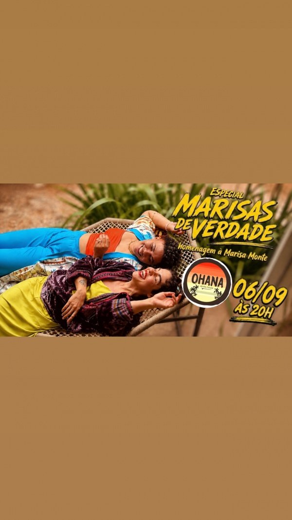 Imagem do evento MARISAS DE VERDADE (Ohana) Gamboa
