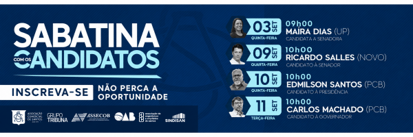 Imagem do evento Sabatina ACS  - Eleições 2026