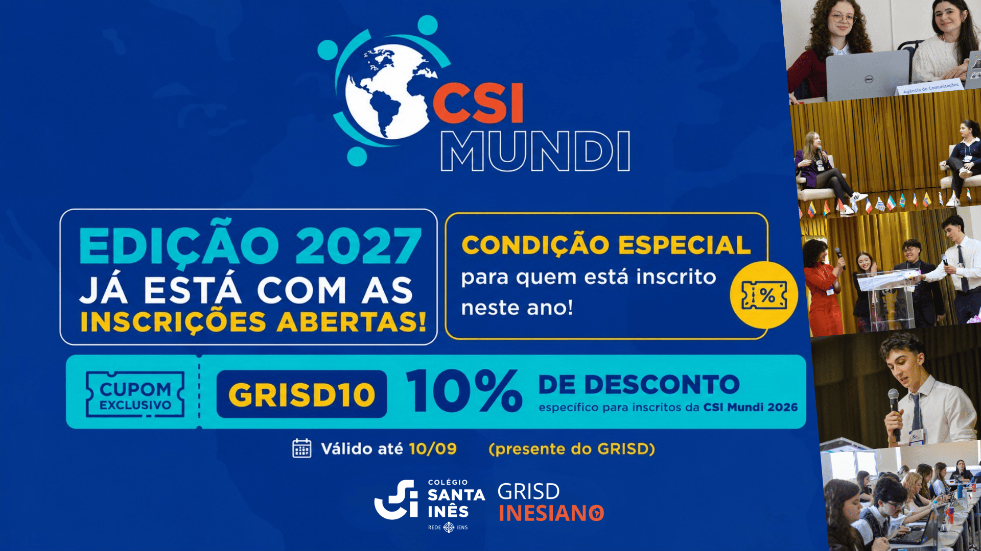 V CSI MUNDI: evento de simulações diplomáticas