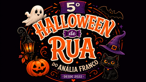 Imagem do evento 5°  HALLOWEEN DE RUA DO ANALIA FRANCO - 2° PRIMEIRO LOTE