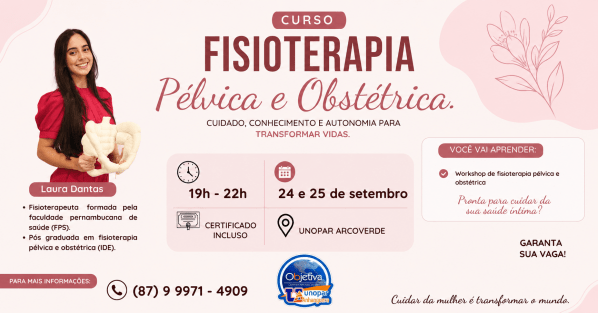 Imagem do evento CURSO FISIOTERAPIA PÉVICA E OBSTÉTRICA TEÓRICO E PRATICO